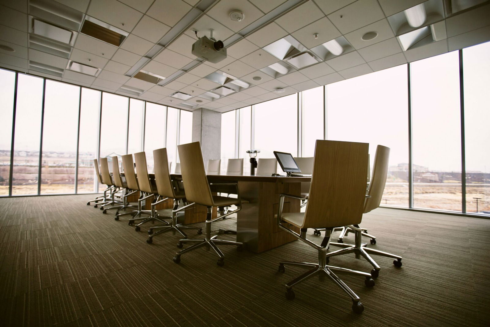Empty conference room