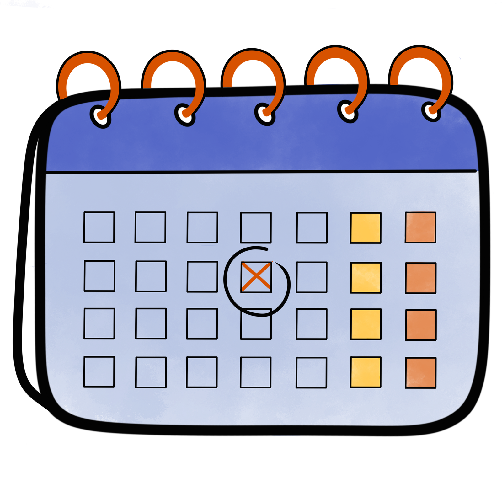 Calendar illustration