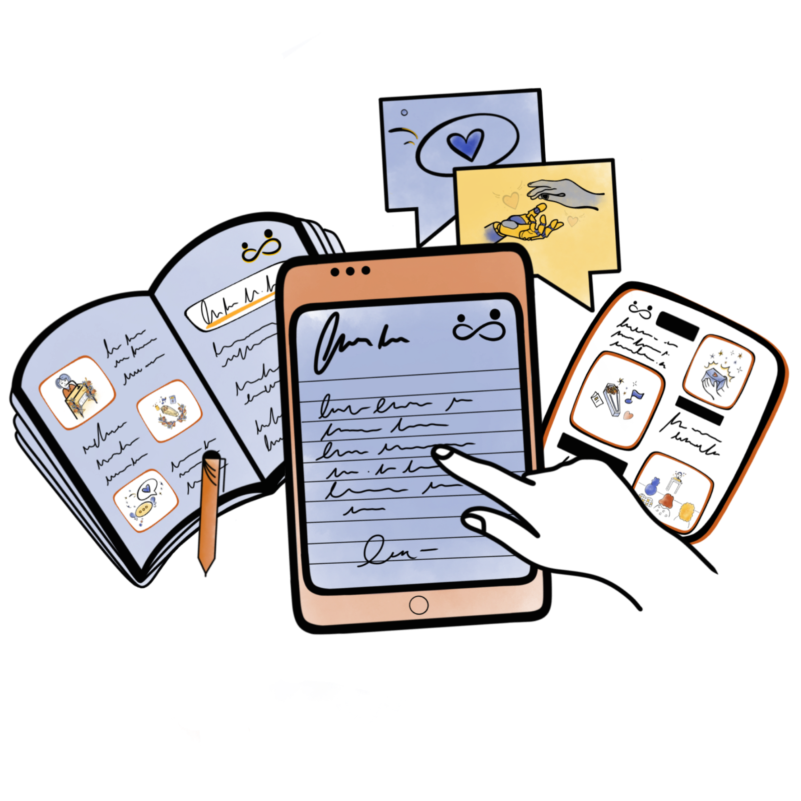 Circle resources illustration