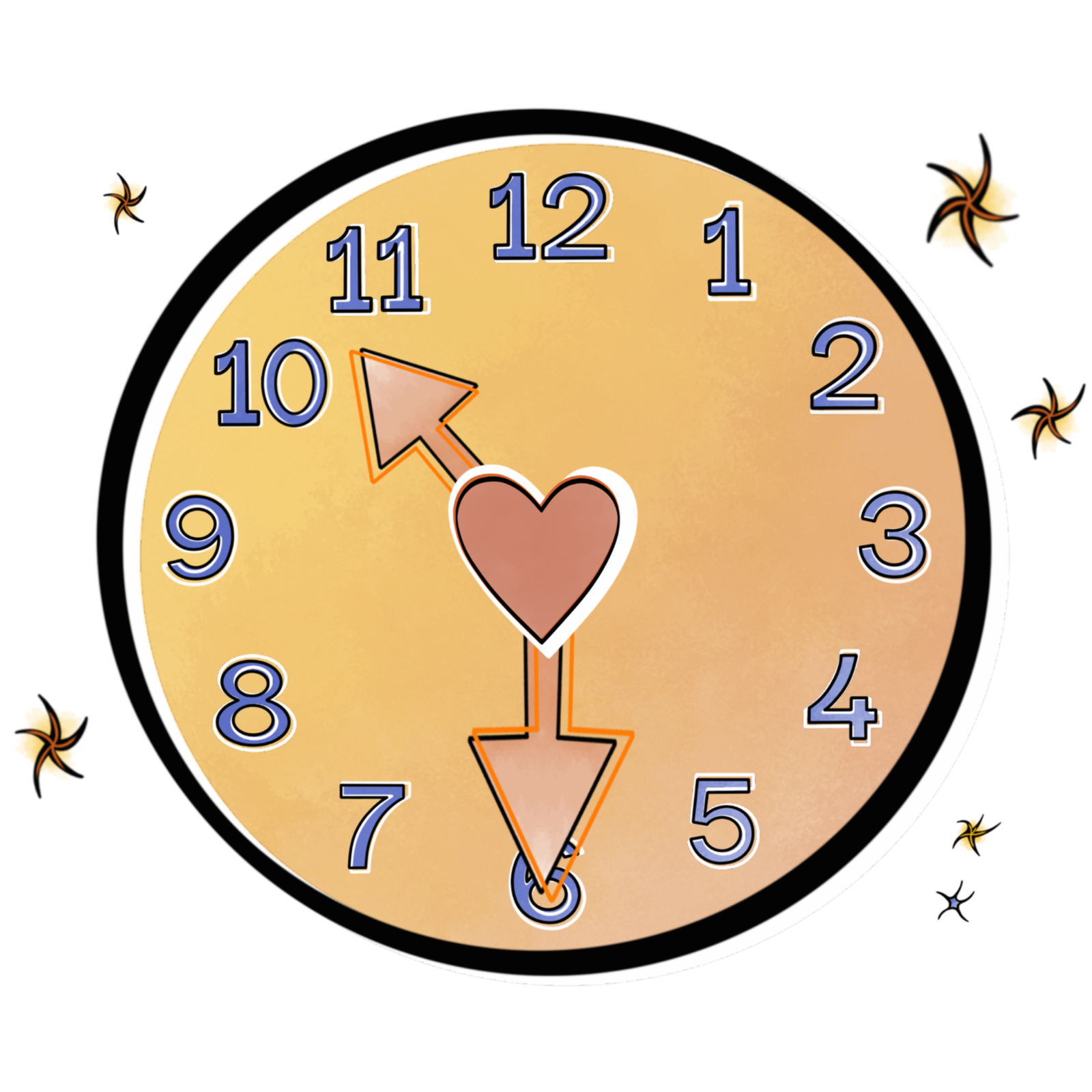 Time of cremation illustration