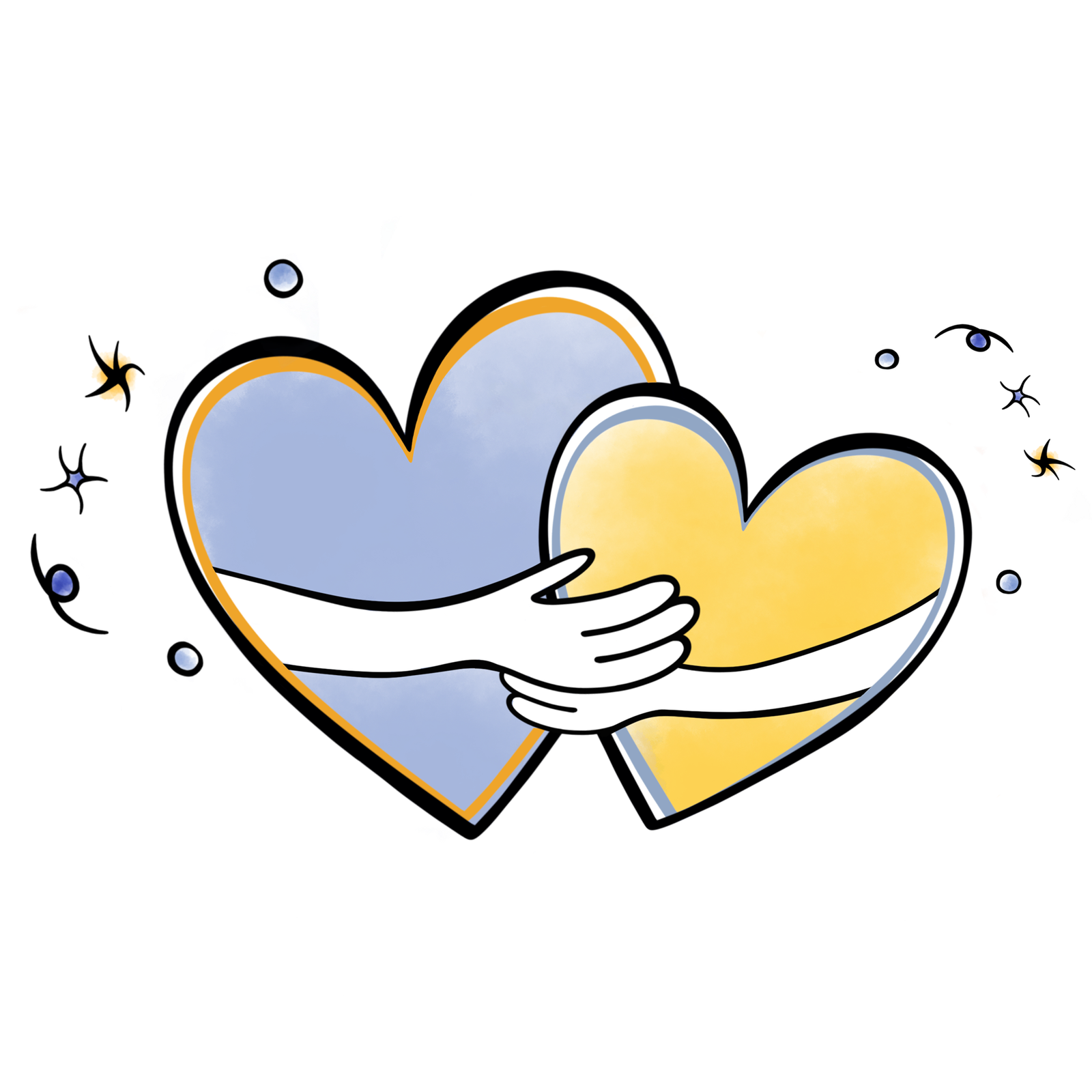 Two together illustration