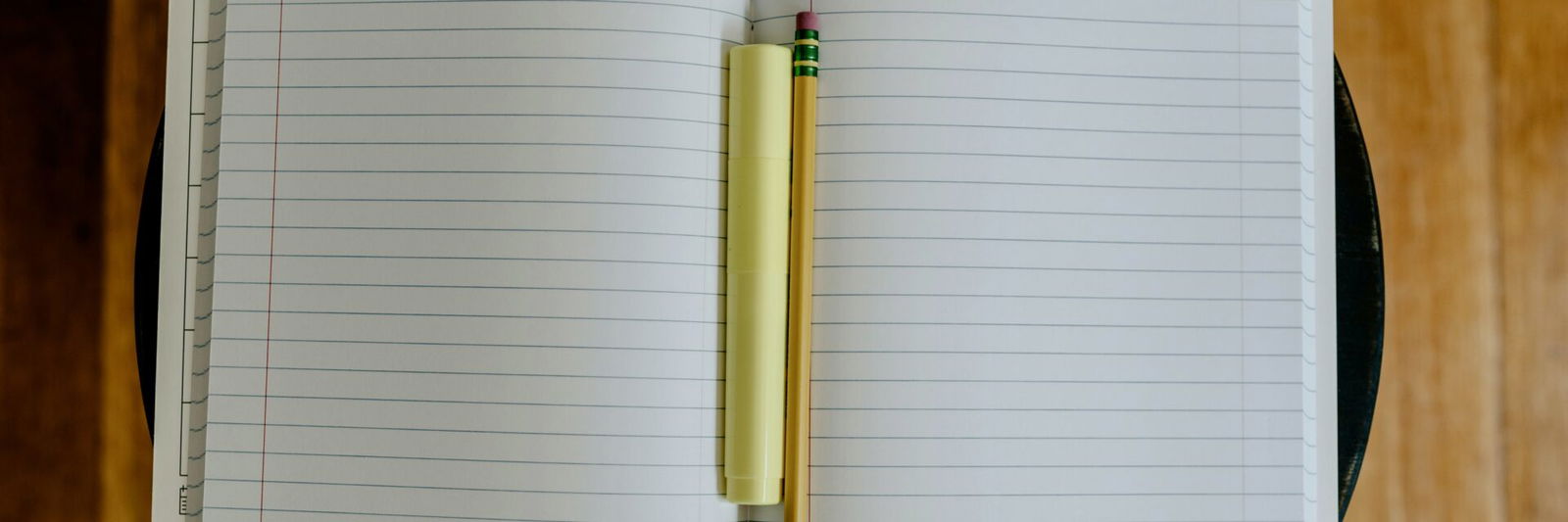 Blank notebook