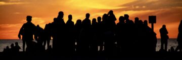 Sunset gathering