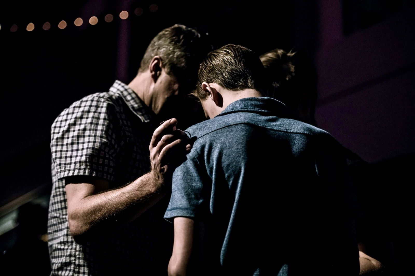 People praying together